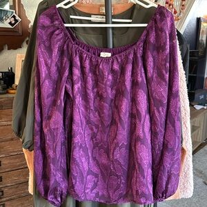 Mason and Belle Purple Top